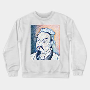 Sun Tzu Portrait | Sun Tzu Artwork 12 Crewneck Sweatshirt